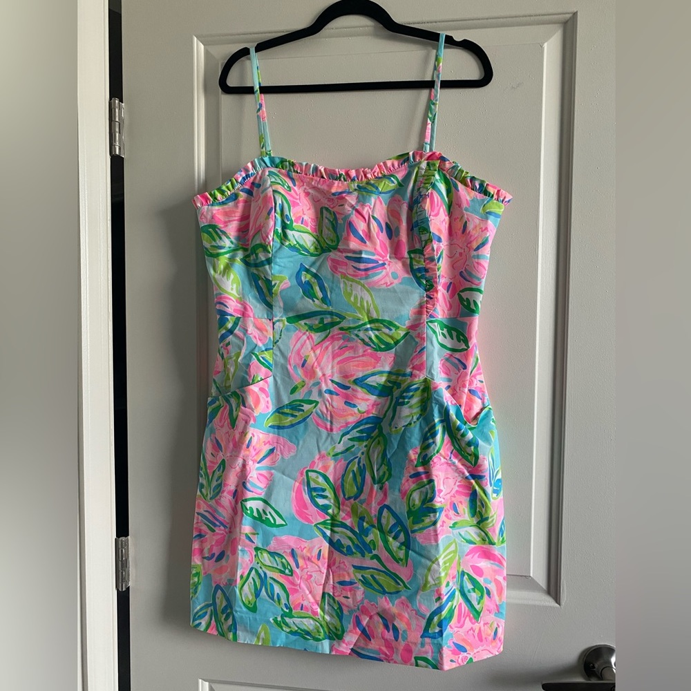 Lilly Pulitzer Brenda Stretch Dress Size 16 -NWT
